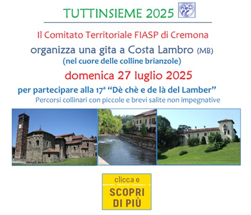 Tuttinsieme 27.07.2025 a Costa Lambro (MB)